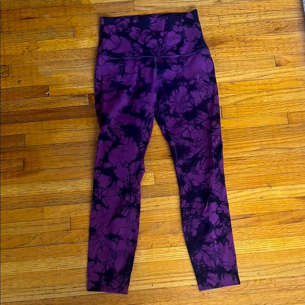 lululemon shibori wunder under, size 6